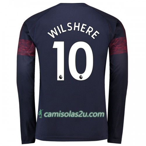 Camisolas de futebol Arsenal Wilshere 10 Equipamento Alternativa 2018/19 Manga Comprida Camisolas de futebol Arsenal Wilshere 10 Equipamento Alternativa 2018/19 Manga Comprida